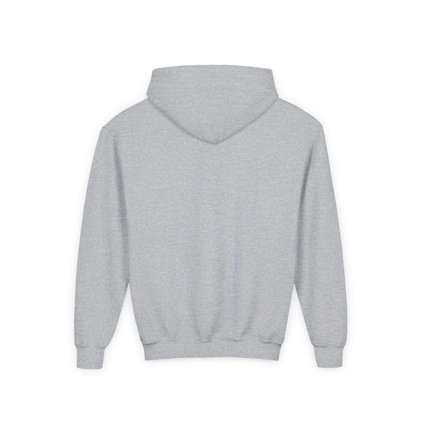 Gray hoodie on a white background