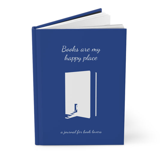 Hardcover Journal For Book Lovers (dark blue)