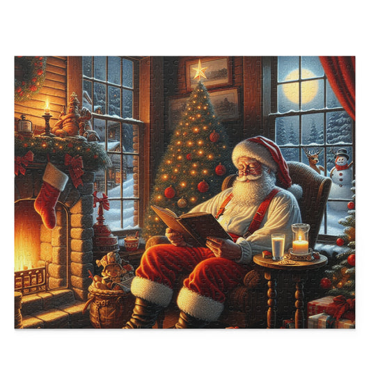 Christmas Puzzle - Santa Loves to Read (500-Piece)