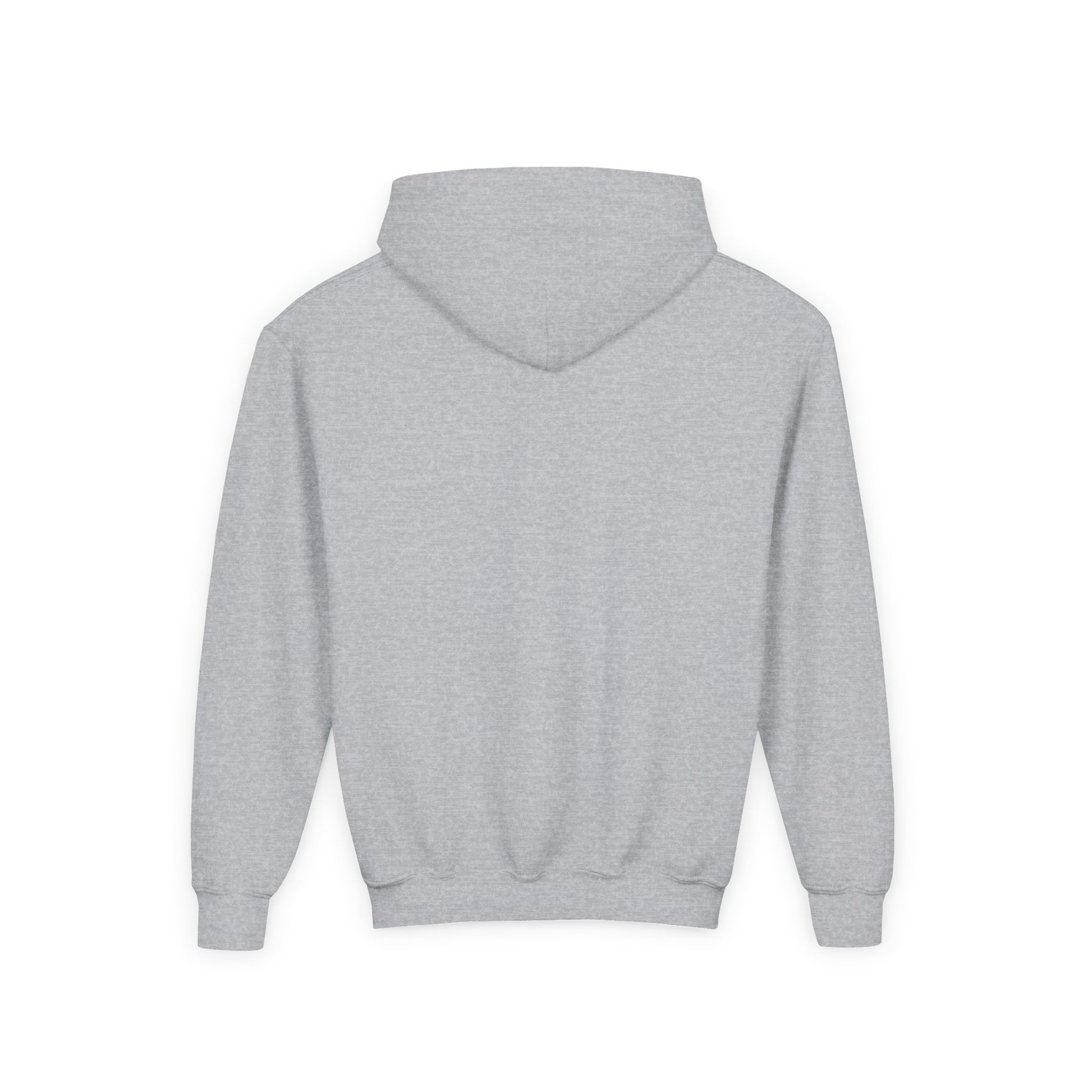 Gray hoodie on a white background