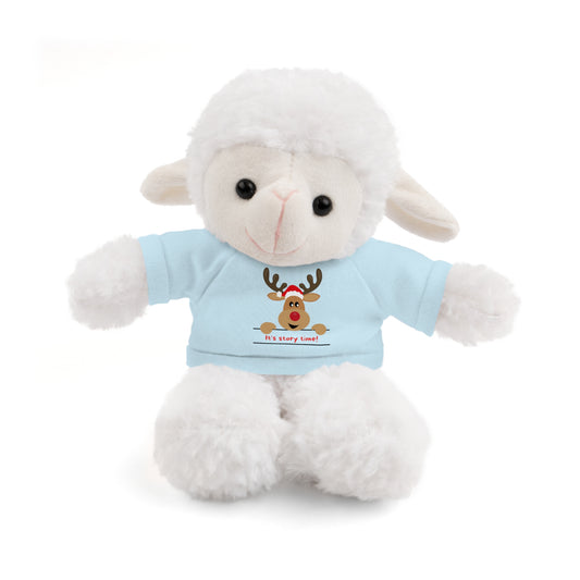 Stuffed Animal w/ Reindeer T-shirt